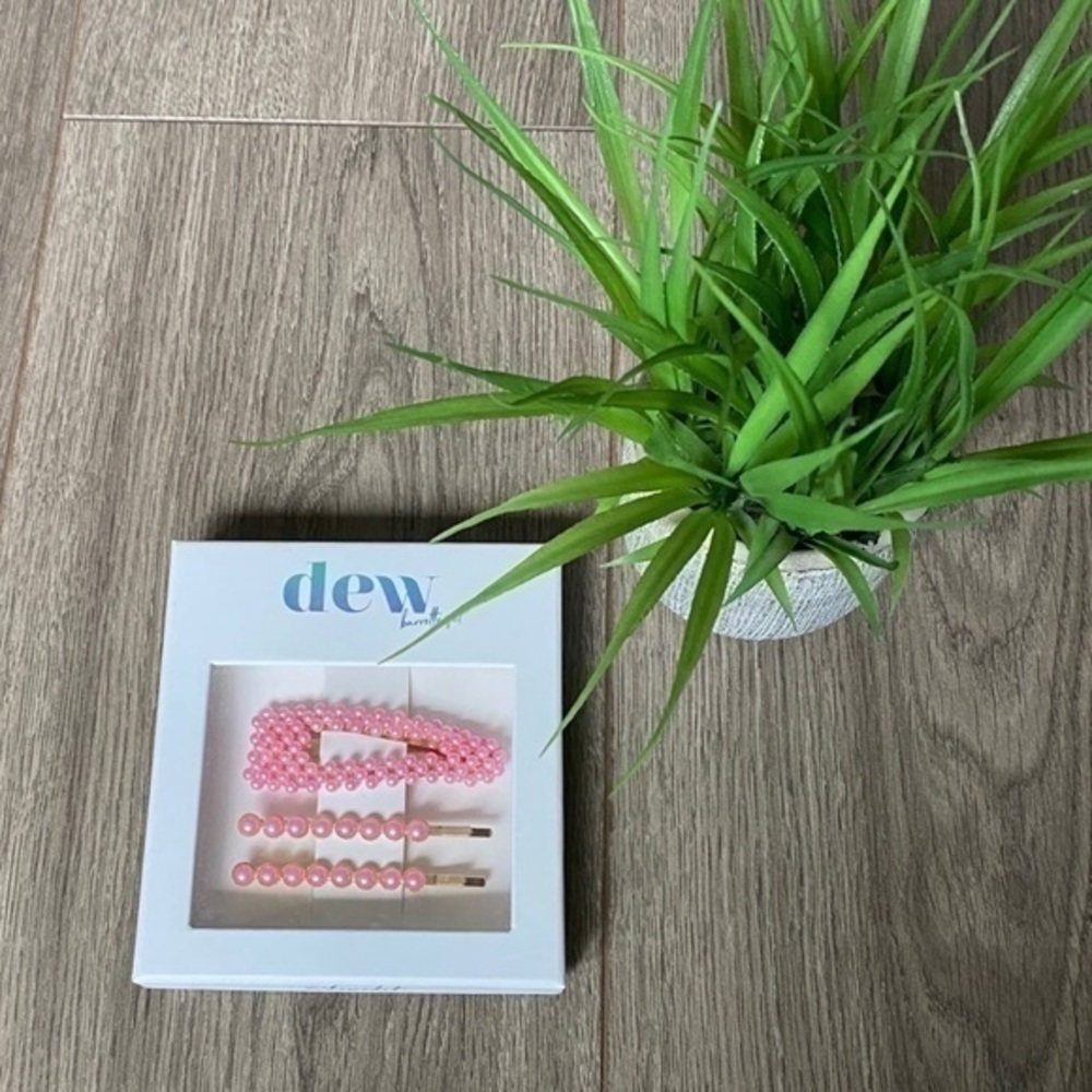 Dew Edit The Barrette Set The Sparkler In Pink